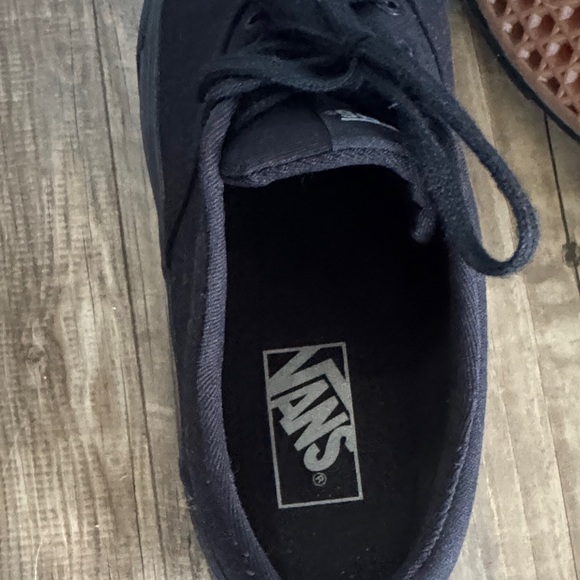 Vans Women’s Classic Black Sneakers - Picture 3 of 4